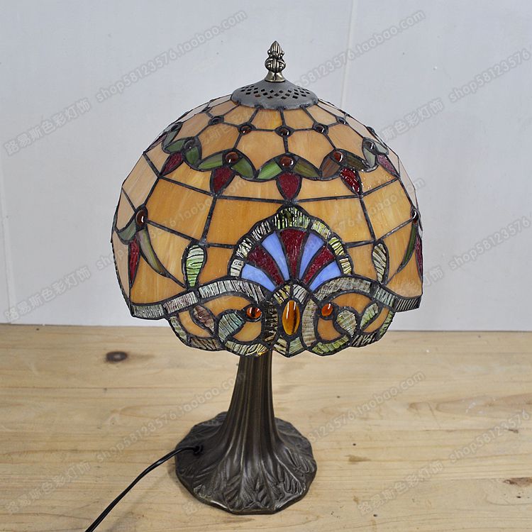 DSC_0104_副本 12 inch warm Baroque Tiffany desk lamp - 图片 3