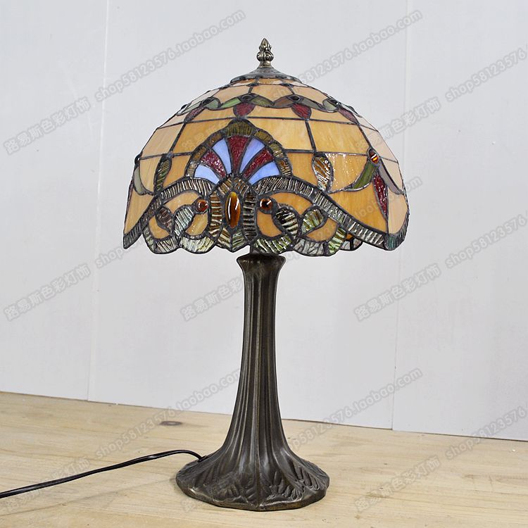 DSC_0105_副本 12 inch warm Baroque Tiffany desk lamp - 图片 4