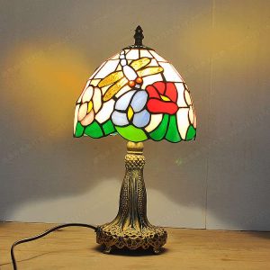 20CM flower dragonfly desk lamp