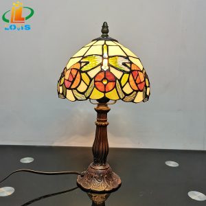 20CM glass dragonfly desk lamp