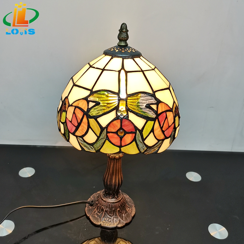 IMG_20211117_201104_副本 20CM glass dragonfly desk lamp - 图片 2