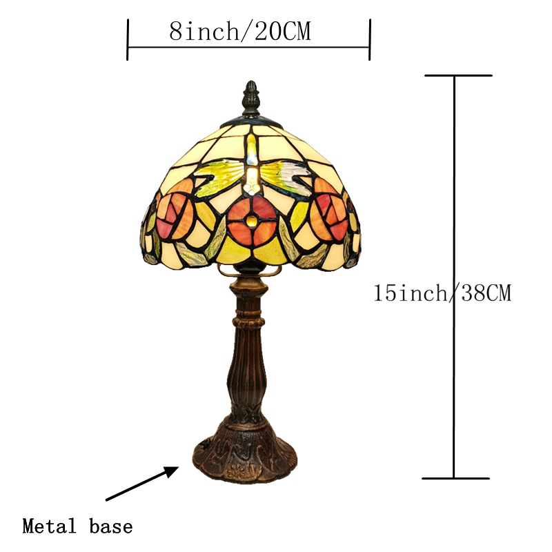 IMG_20211117_201354_副本1 20CM glass dragonfly desk lamp - 图片 5