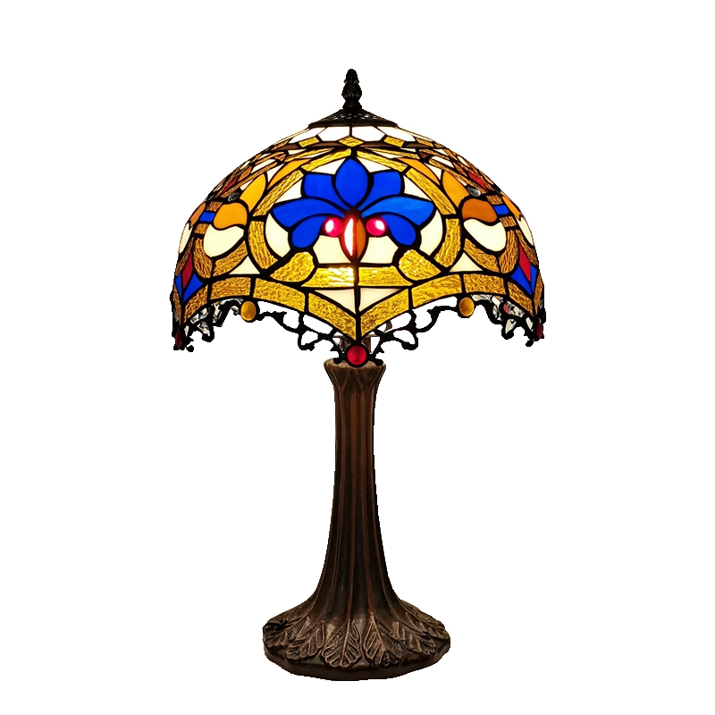 IMG_20220507_101322_副本 12 inch blue flower desk lamp - 图片 5