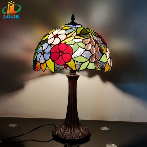 12 inch embankment flower table lamp