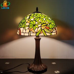 12 inch grass table lamp