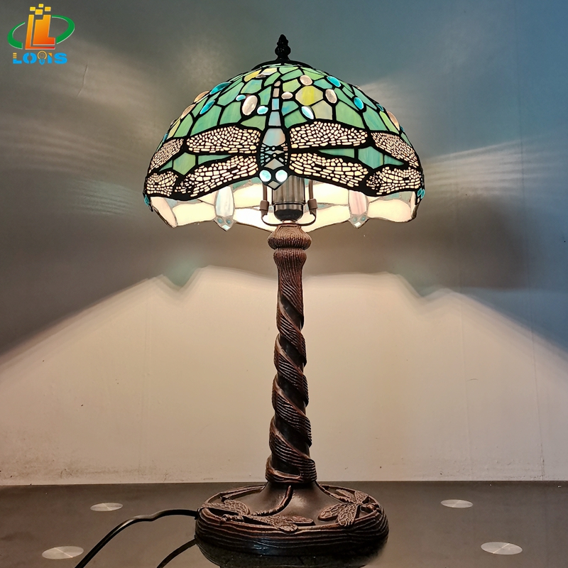 IMG_20221018_214819_副本 12 inch dark green dragonfly desk lamp - 图片 3