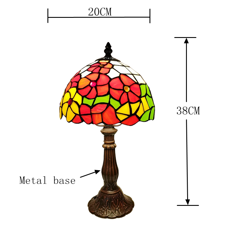 IMG_20221021_101755_副本2 20CM Little Red Flower Desk Lamp - 图片 2
