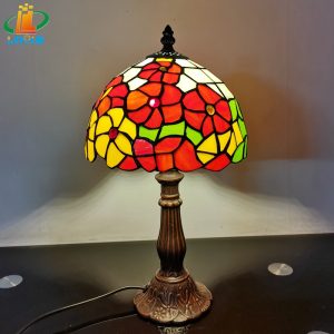 20CM Little Red Flower Desk Lamp