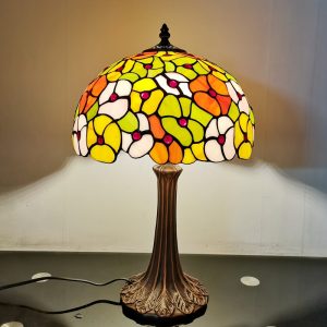 12 inch flower table lamp