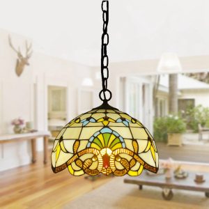 30cm mixed color grid pendant tiffany lighting (复制)