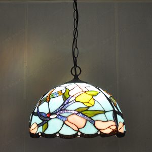 12 inch red dragonfly pendant tiffany lighting (复制)