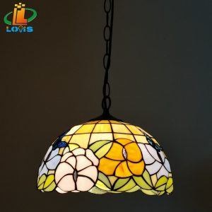 30cm green leaf pendant tiffany lighting (复制)