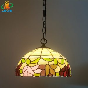 30cm green leaf pendant tiffany lighting (复制)